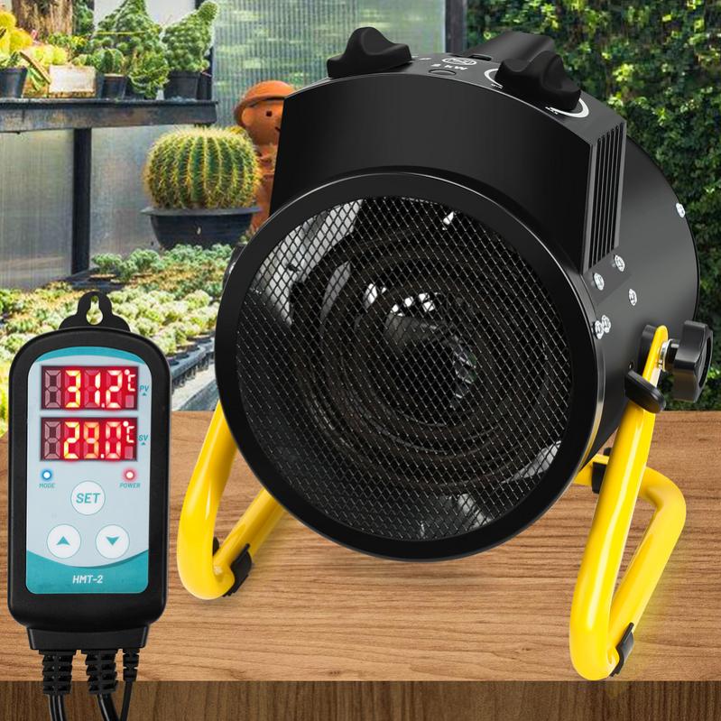 Chauffage de serre 2000W semis avec régulateur de température chauffage de maison de jardin