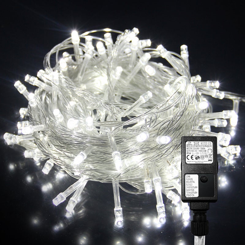 LED guirlandes Guirlande Guirlande extérieure étanche 100 LEDs 10m ...