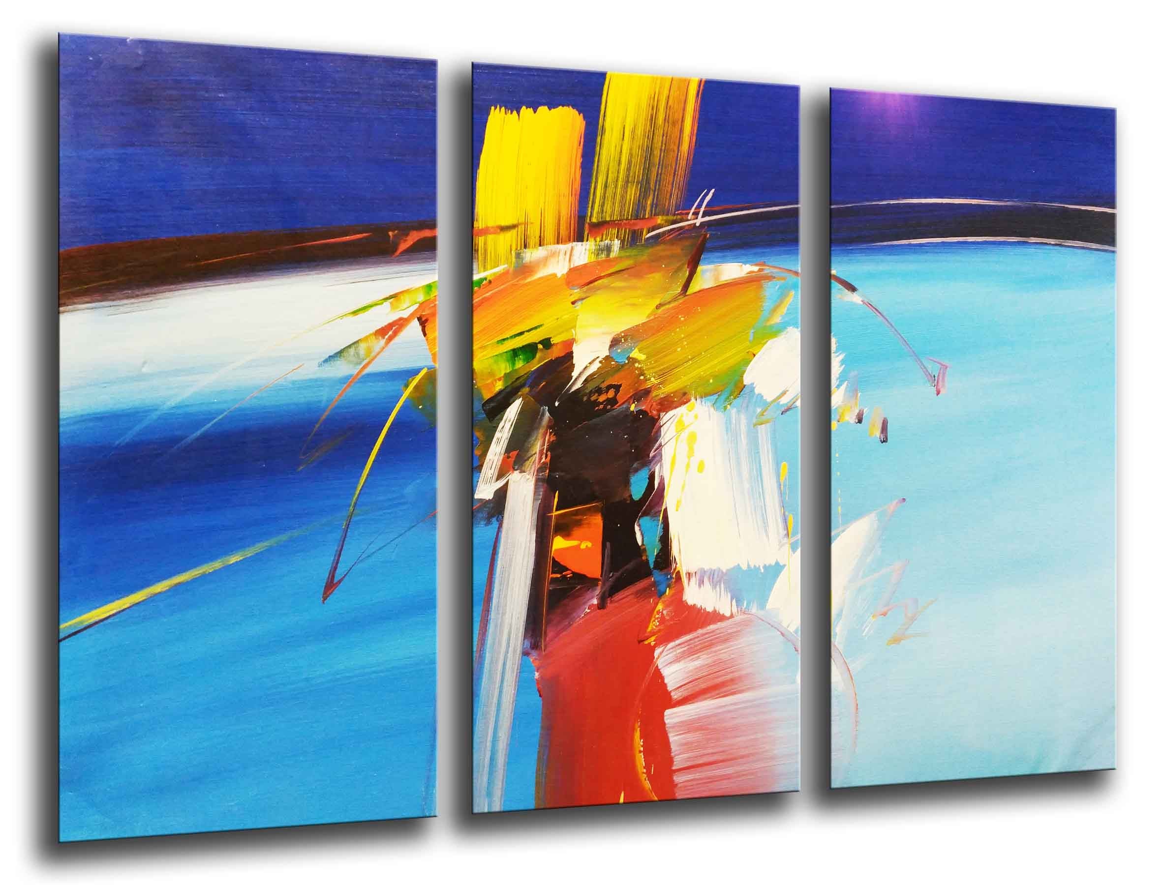 Cuadro arte abstracto, impresión fotográfica sobre madera, cuadro moderno decorativo