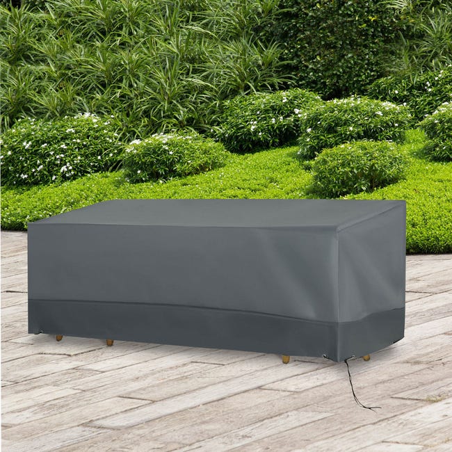 Funda protectora para muebles jardín Outsunny 190,5x72x76 cm gris | Leroy  Merlin