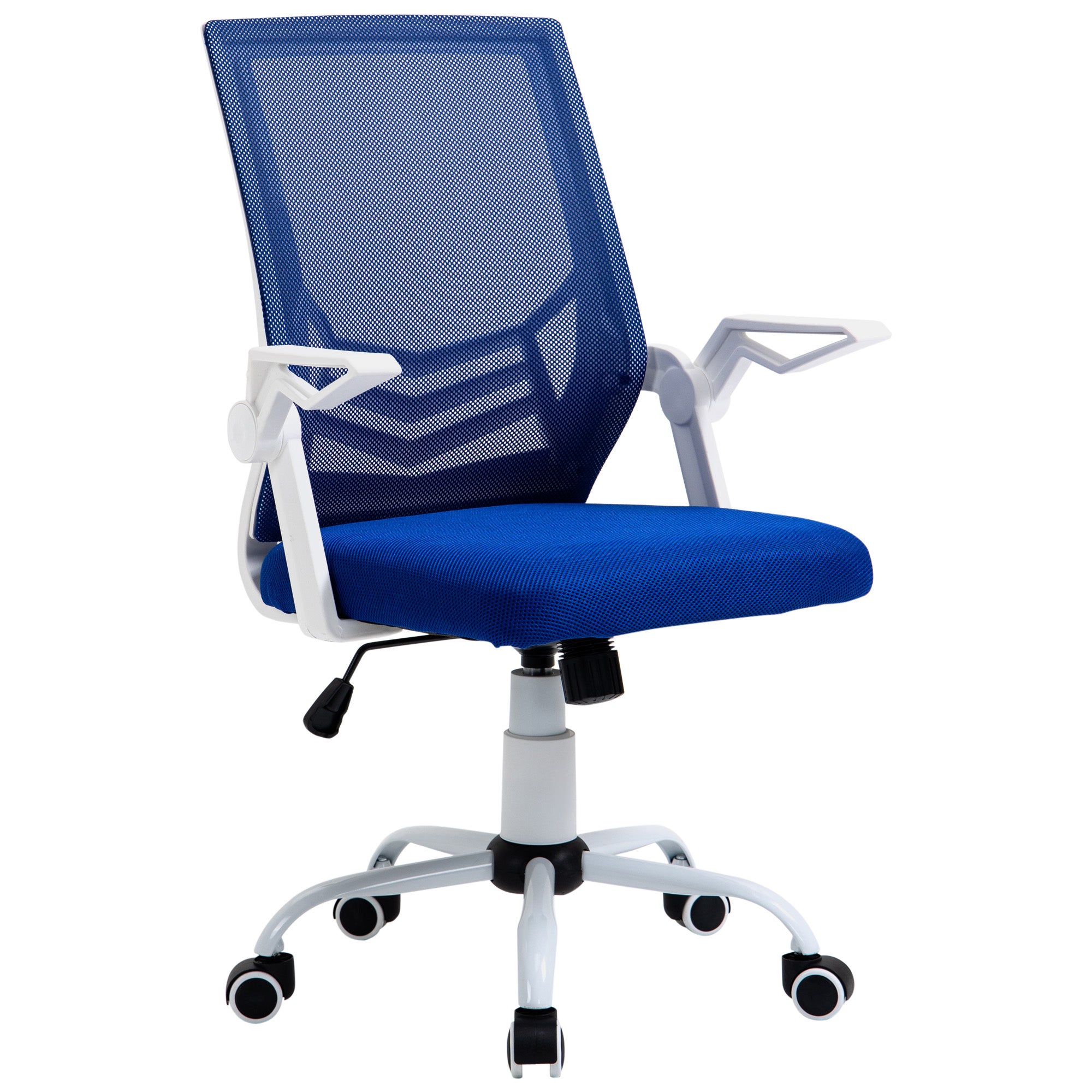 Silla De Oficina Vinsetto Azul 62,5x55x104 Cm Espuma Y Malla | Leroy Merlin