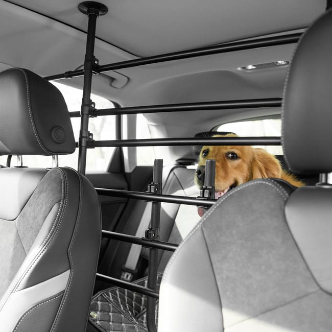 Si vas a viajar con tu perro en Semana Santa, así es como debes llevarlo en el coche 6 Motor16 Rejilla divisoria de habitáculo