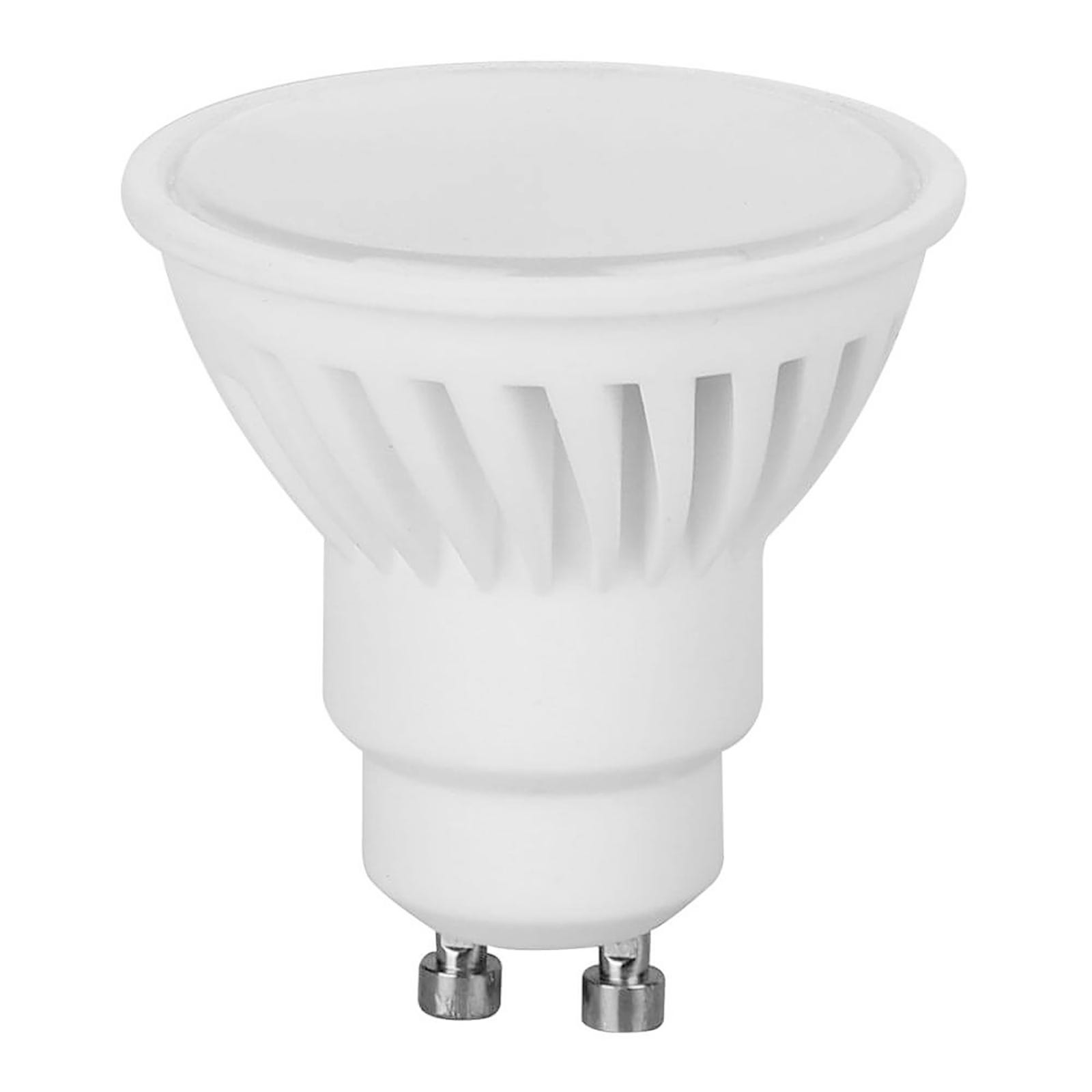 Lampadina LED faretto ceramica GU10 lampada 10W resa 100W luce diffusa 120  gradi 854 lumen 230V LUCE 3000K