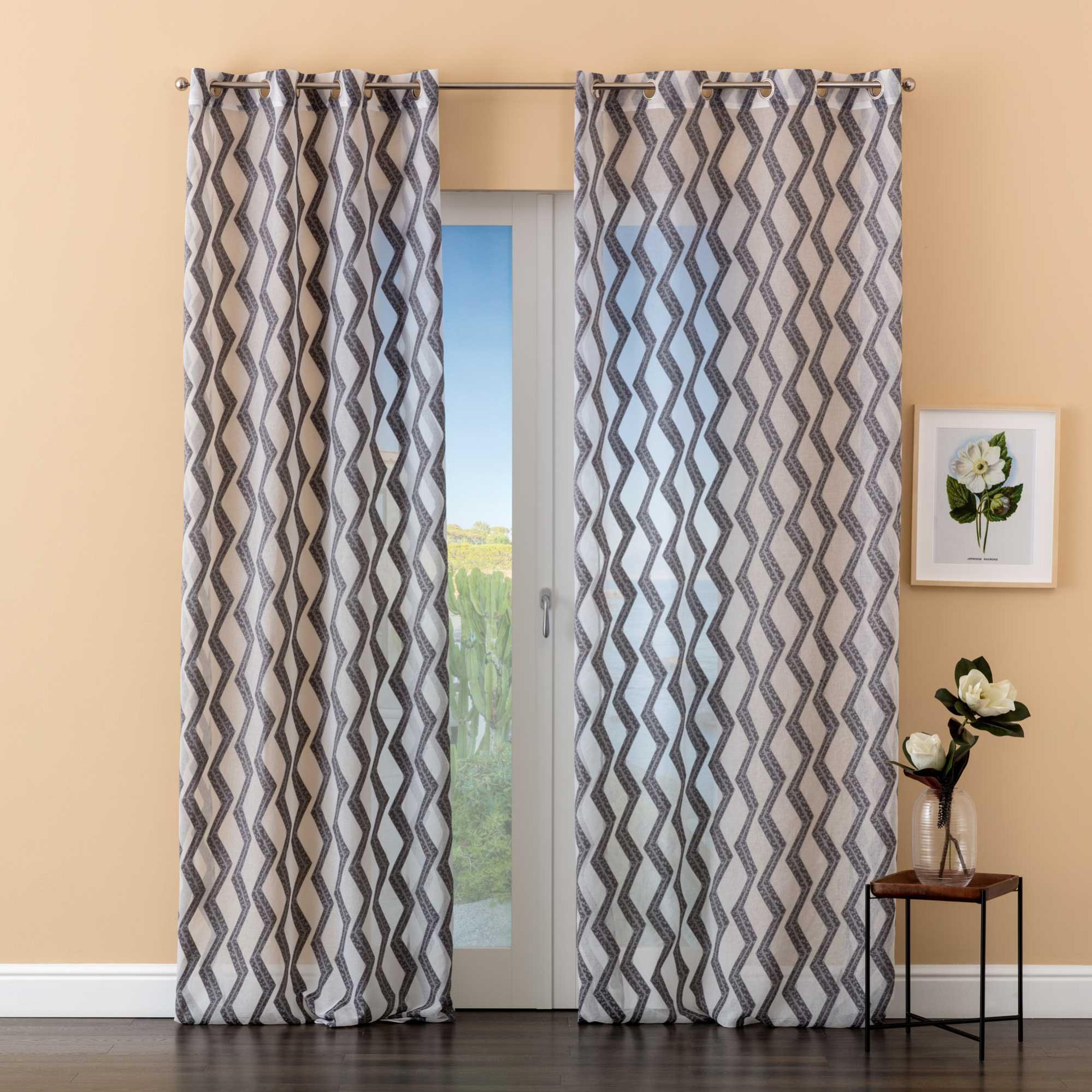 Just Contempo Tende A Pannello In Voile Con Occhielli – 100% Poliestere, Trasparenti, Varie Misure, Lavabili In Lavatrice