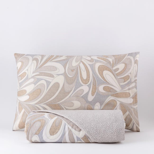 Copripiumino Riga Beige Tuscany Biancheria Copripiumino Riga Beige Tuscany Biancheria