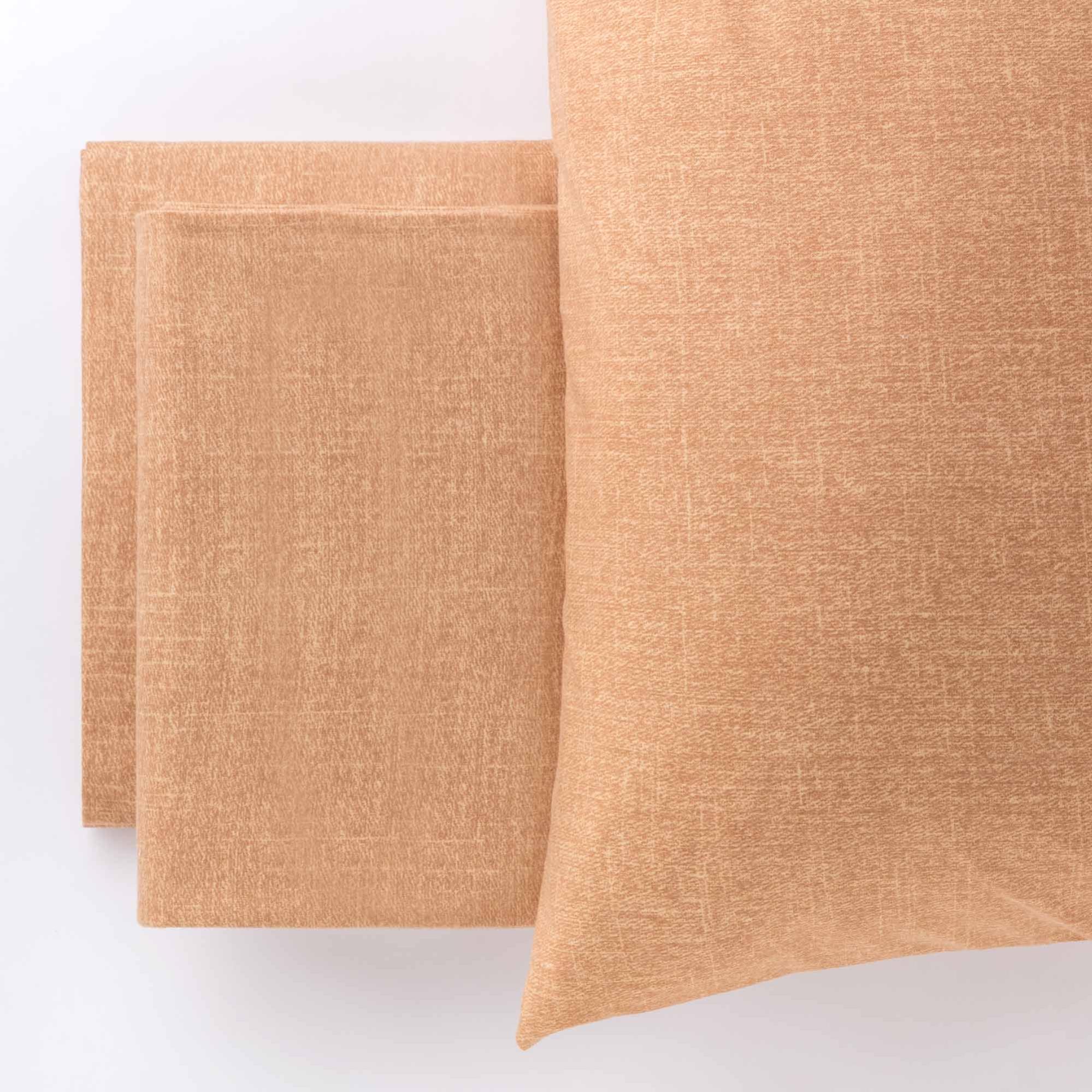 Tata Home Completo Letto In Flanella 100% Cotone Misura Matrimoniale - Disegno 5 Cagnolini Beige - 2