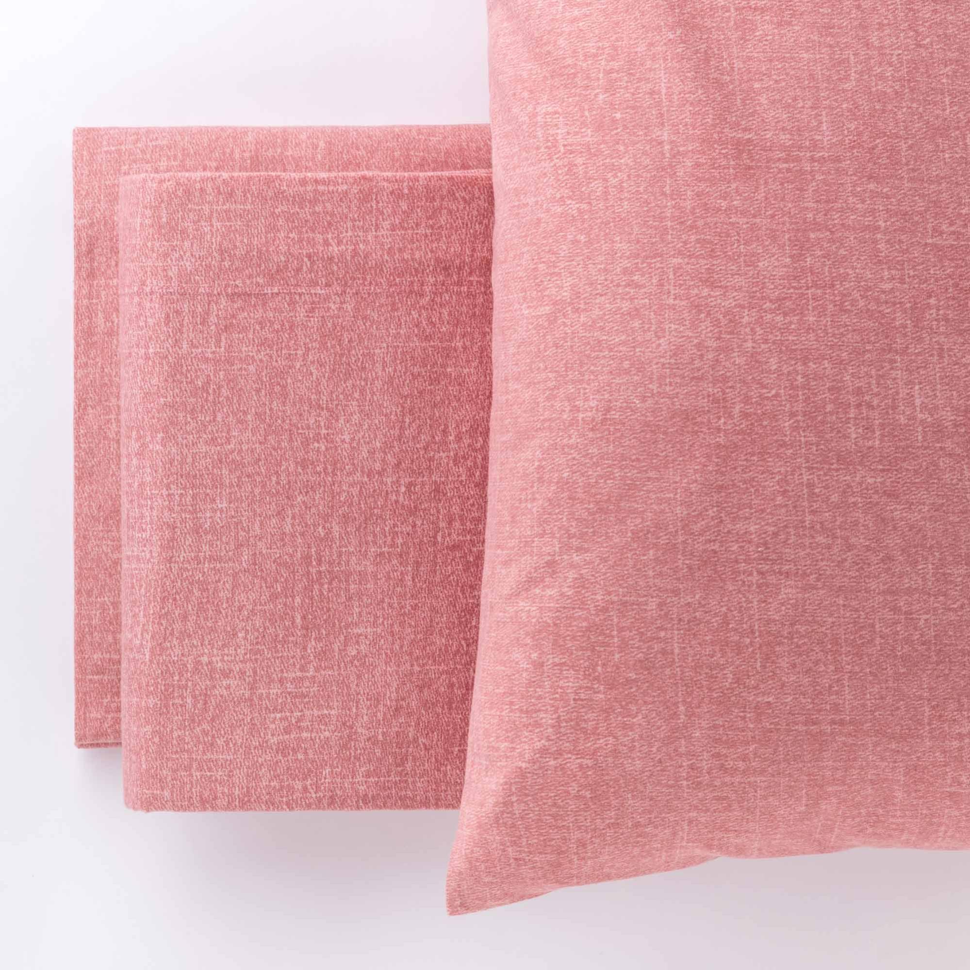 Set Lenzuola Flanella Singolo Lara Morada - 100% Cotone Made In Italy, Antipilling E Anallergico, Country Grigio