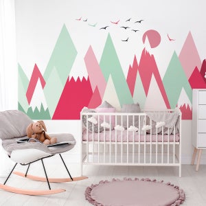 Vinilo infantil feliz animales de la selva - adhesivo de pared -  revestimiento sticker mural decorativo - 60x90cm