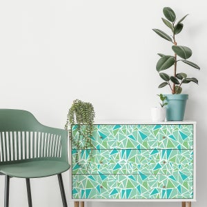 Vinilo muebles terrazzo lagos - adhesivo de pared - revestimiento sticker  mural decorativo - 40x60cm