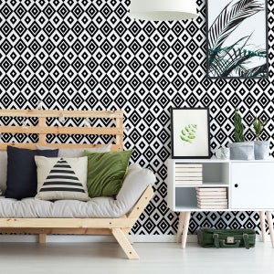 Vinilo papel pintado escandinavo erja - adhesivo de pared - revestimiento  sticker mural decorativo - 30x30cm