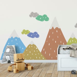 Adesivo bambino di montagna scandinavo weska - Sticker adesivo - adesivi  murali - 50x75cm