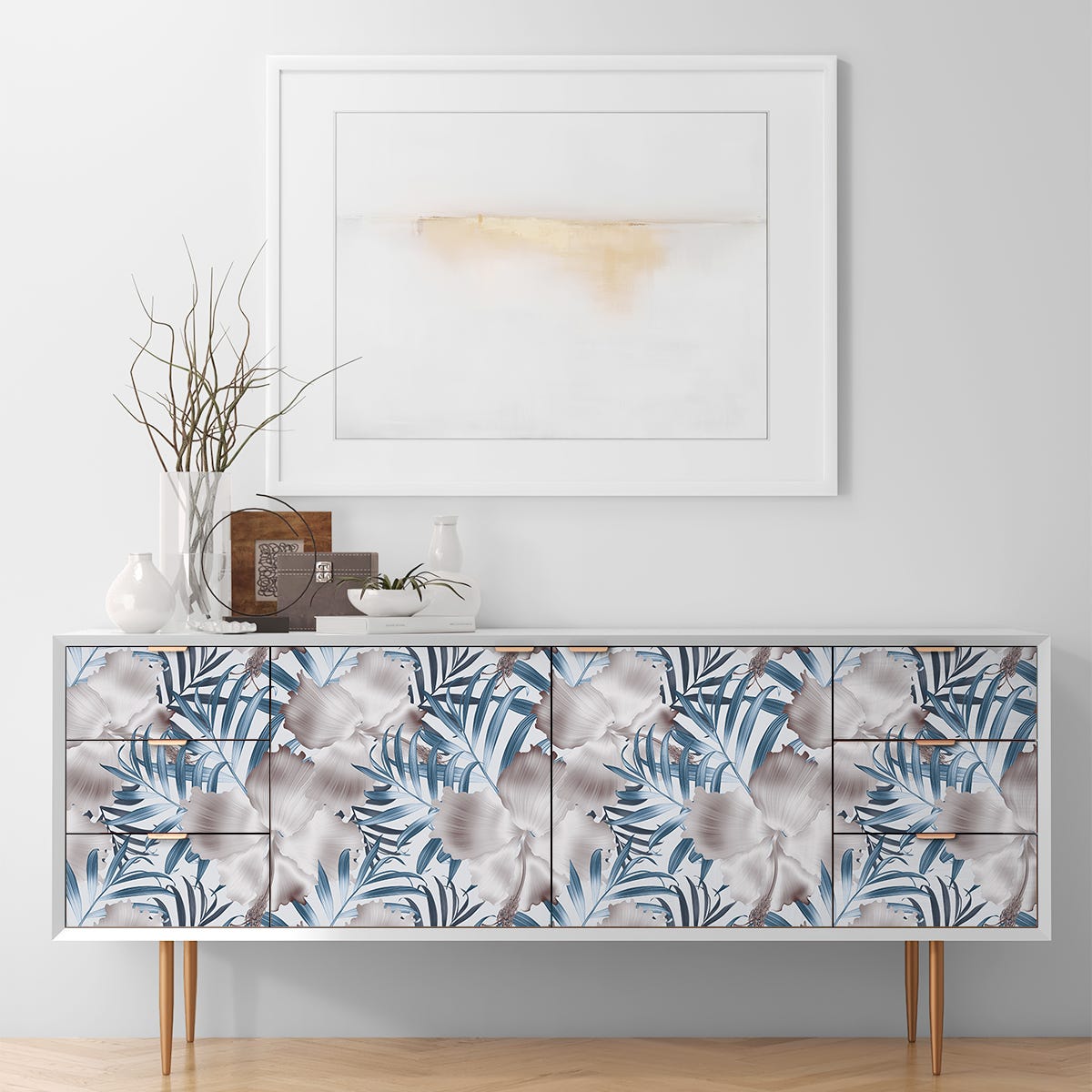 Vinilo para muebles tropicales cucuta - adhesivo de pared - revestimiento  sticker mural decorativo - 60x90cm