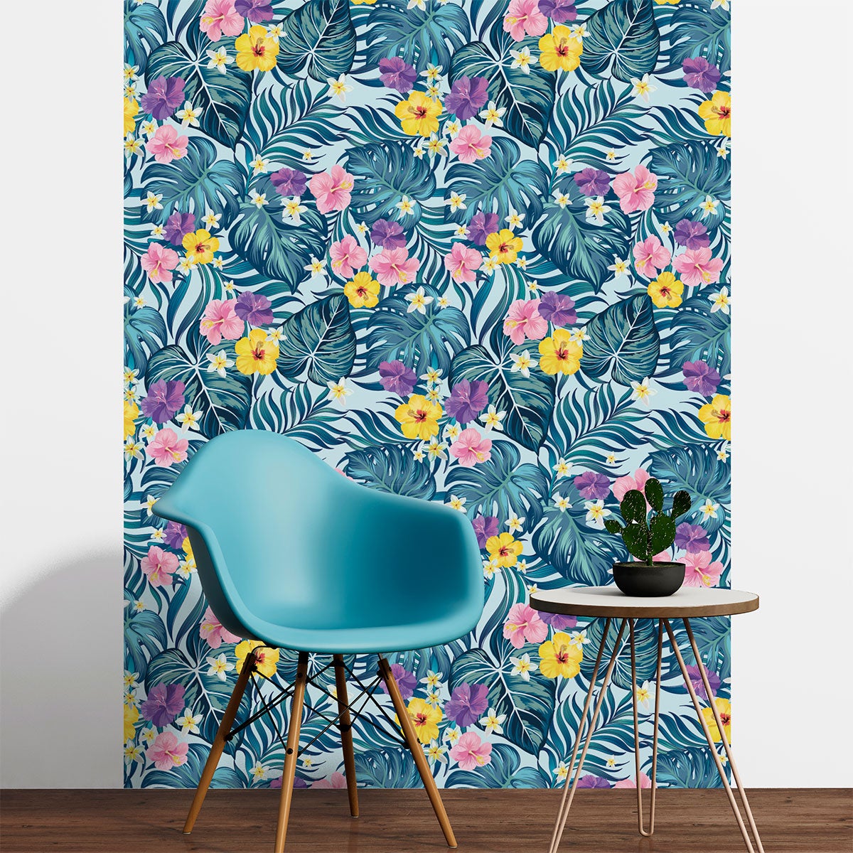 Vinilo papel tapiz tropical Heredia - adhesivo de pared - revestimiento  sticker mural decorativo - 40x40cm