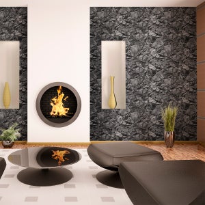Carta da parati adesiva effetto pietra 3D - Muro Di Pietra Americana  Dimensione HxL: 190cm x 288cm