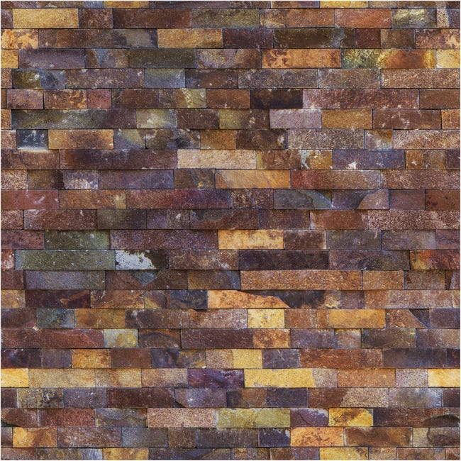 Vinilos piedra de Var - adhesivo de pared - revestimiento sticker mural  decorativo - 60x60cm