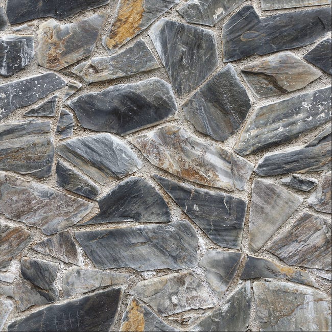 Vinilos material piedras de los Pirineos - adhesivo de pared - revestimiento  sticker mural decorativo - 30x30cm