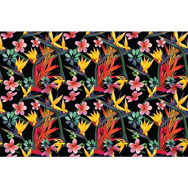 Adhesivo Muebles Multicolor 66x100cm Hojas con Ofertas en