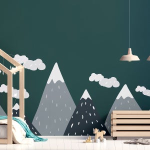 Adesivo bambino di montagna scandinavo sarka - Sticker adesivo