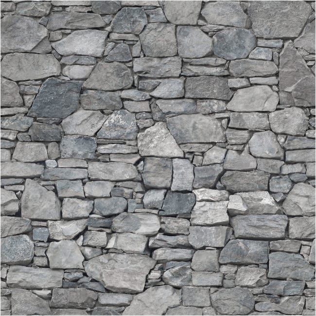 Vinilos material piedras de los Pirineos - adhesivo de pared -  revestimiento sticker mural decorativo - 40x40cm