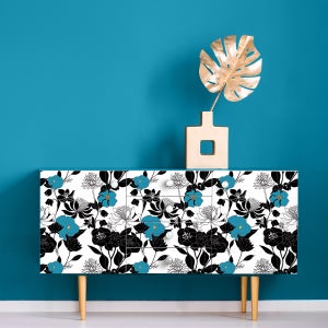 Vinilo muebles tropical machida - adhesivo de pared - revestimiento sticker  mural decorativo - 60x90cm