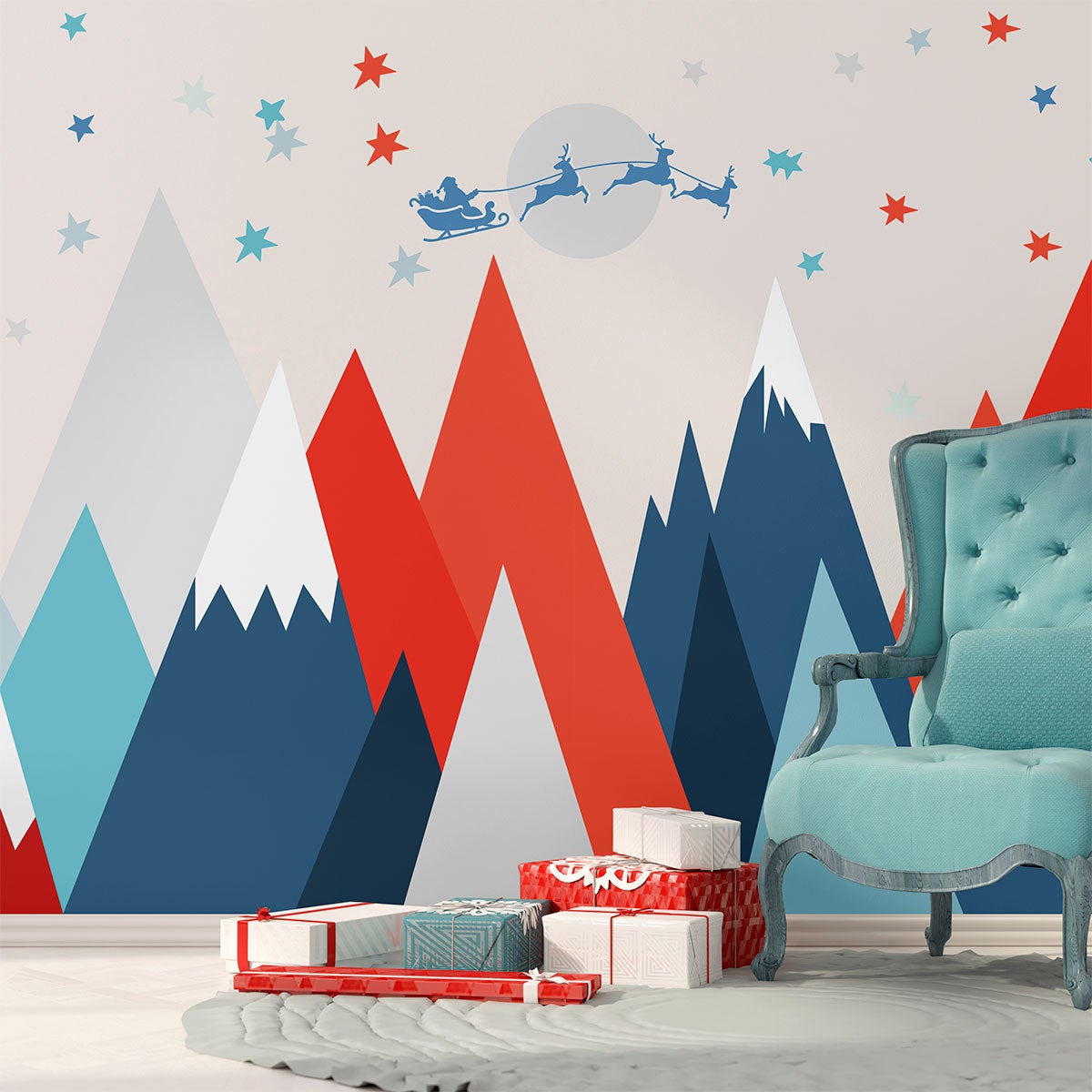 Adesivo montagne adesivo decorativo e adesivi murali – ambiance-sticker
