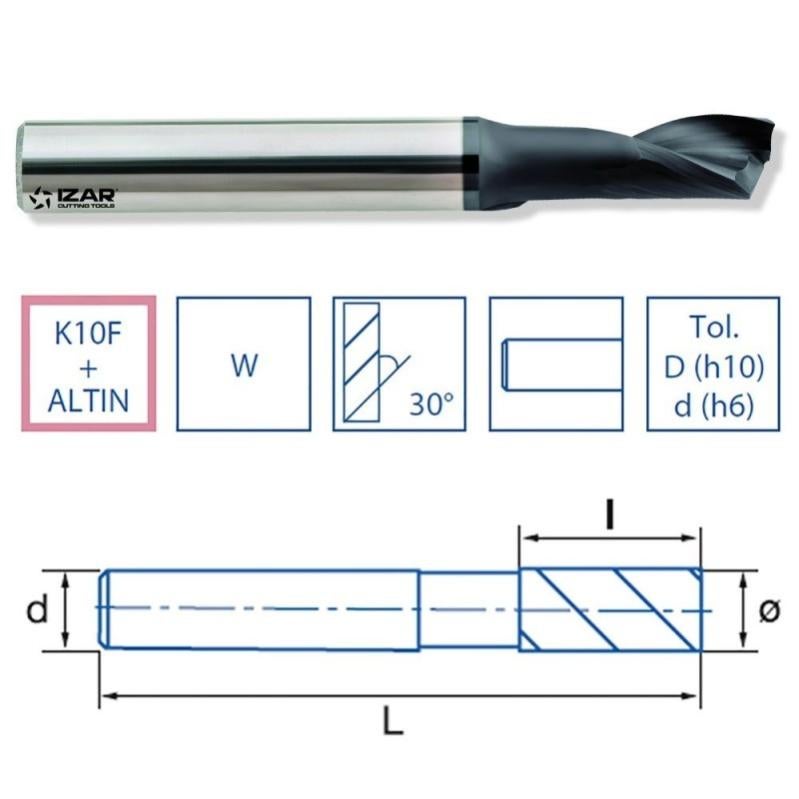 Fresa In Carburo Di Tungsteno Taglio 30 EDENTA 0130 023 140 Anello Giallo Incrociata Superfina Conica - Foto 9