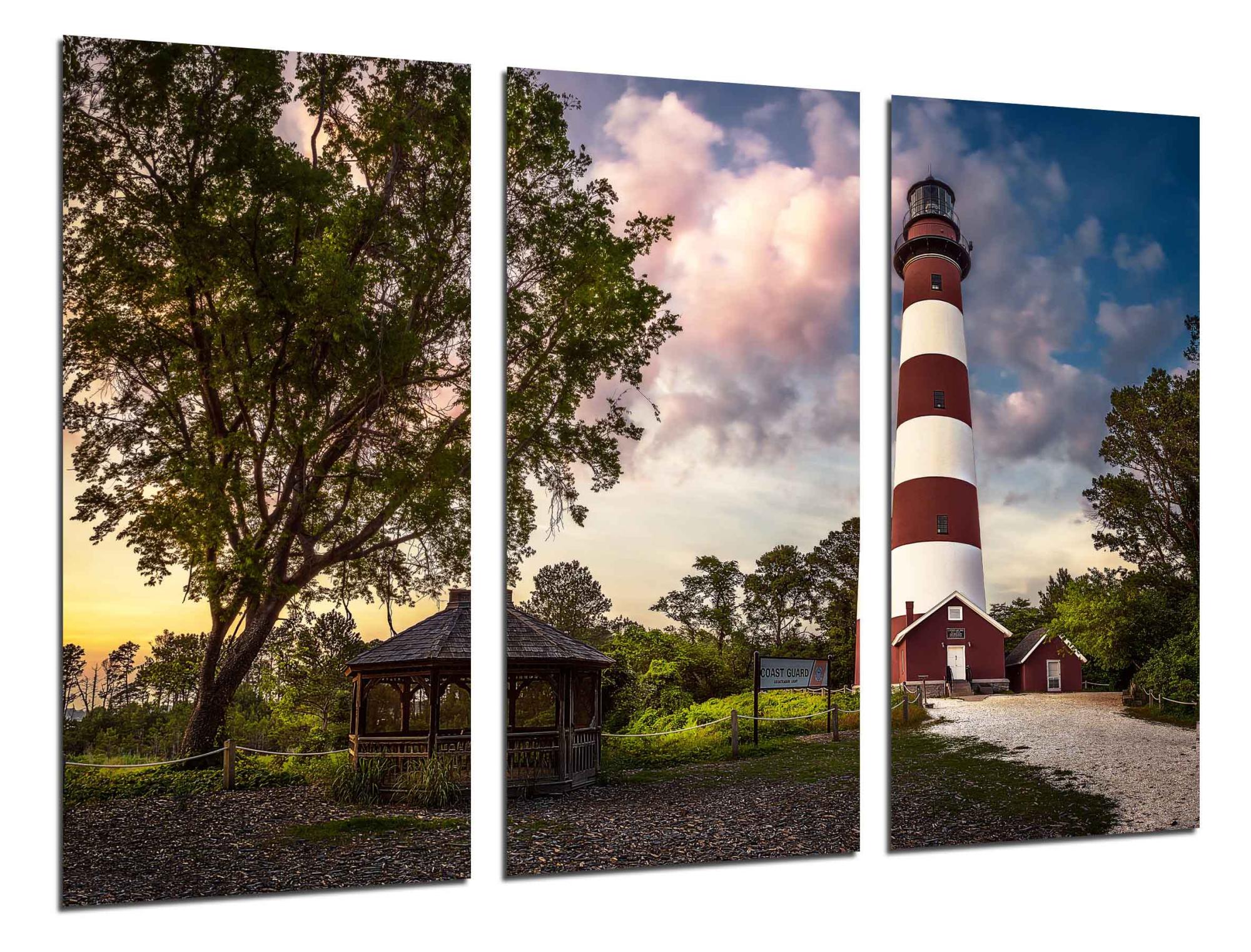 Tableau Photo Moto Course Yamaha Sur Bois - 3 Parties 97x62cm, Déco Moderne Ready To Hang - Ref 26543