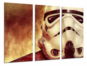 Affiche Métal Star Wars Dark Vador - Propagande Empire - 48x67,5 Cm - Montage Magnétique - Décoration Murale Licence Officielle