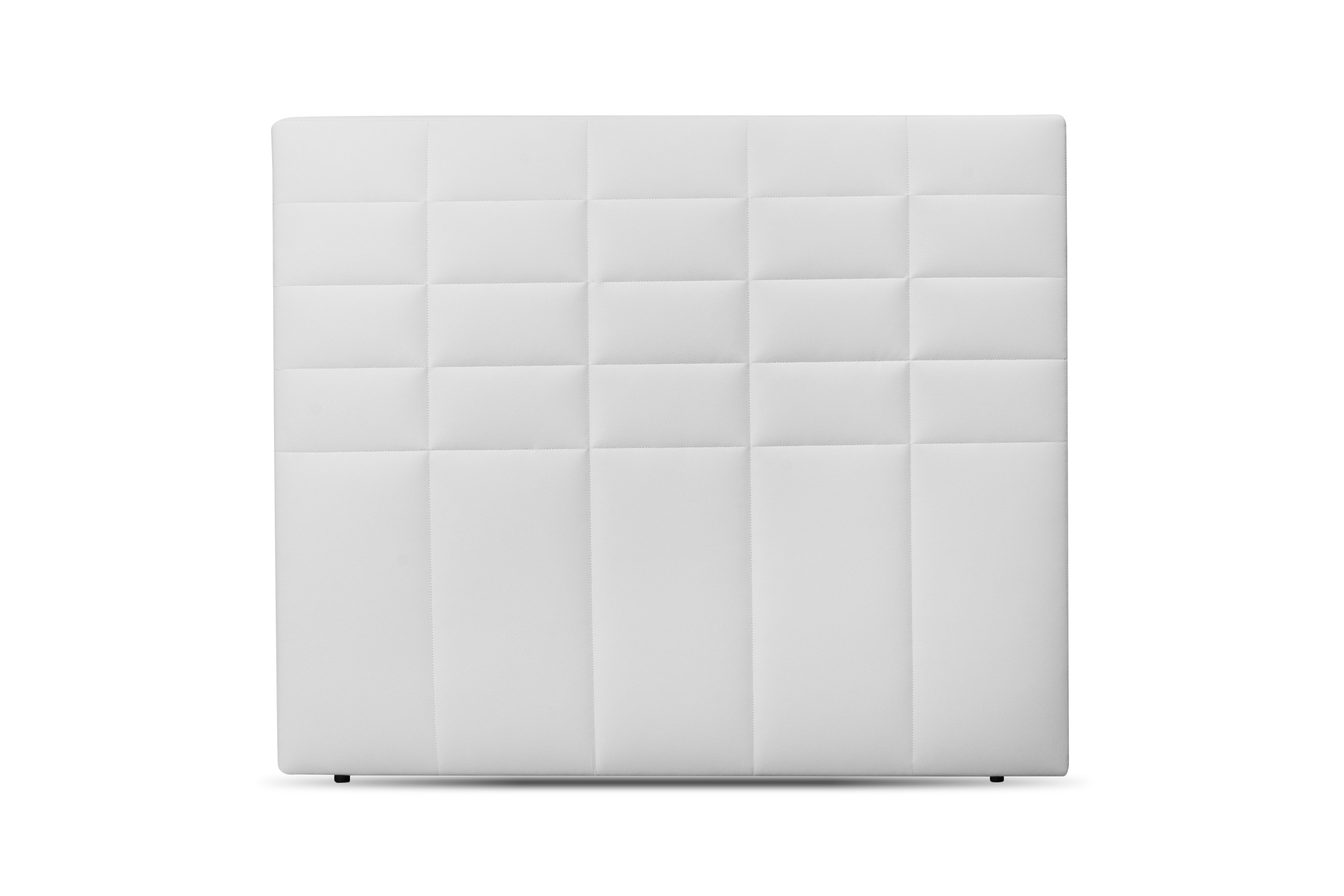 Cabecero de polipiel aitana 160x123cm cama de 150cm color blanco