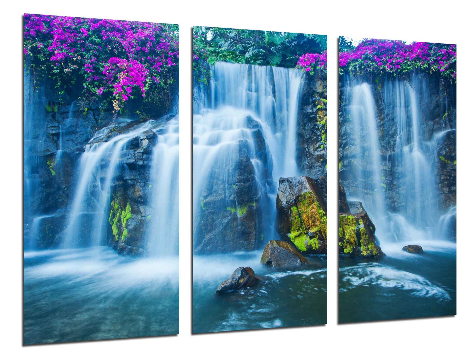 Starnearby Diamond Painting Cascata 5D - Kit Completo Grande 40x80cm Con Diamanti Rotondi, Paesaggio Naturale Fai Da Te Per Adulti, Arte Mosaico