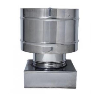 Comignolo Girevole In Acciaio Inox Per Camini - Cappello Eolico Con Cuscinetti A Bagno D'Olio