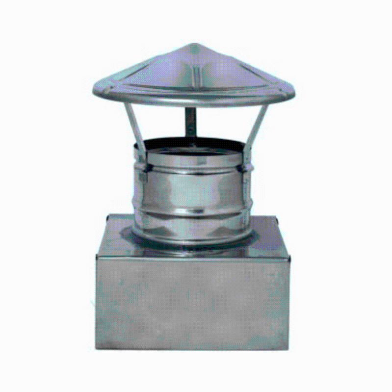 COPERCHIO ZINCATO - CONTENITORE PER PAVIMENTI 30X30 H5 CM