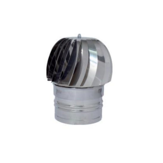 Comignolo Antivento In Acciaio Per Canna Fumaria Diametro 130 Mm Comignolo Antivento In Acciaio Per Canna Fumaria Diametro 130 Mm