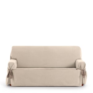Housse de canapé 2 places réversible adaptable - Elegant – 190X140 cm -  Sable