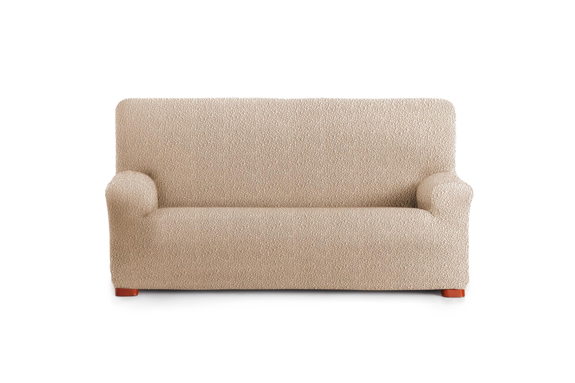 Copridivano 3 Posti In Cotone Eysa – Colore Beige, Lavabile E Facile Da Montare