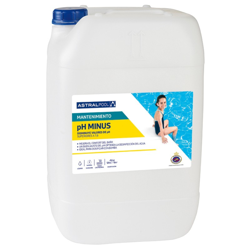 Minorador Ph Minus Líquido Astralpool 20 Litros