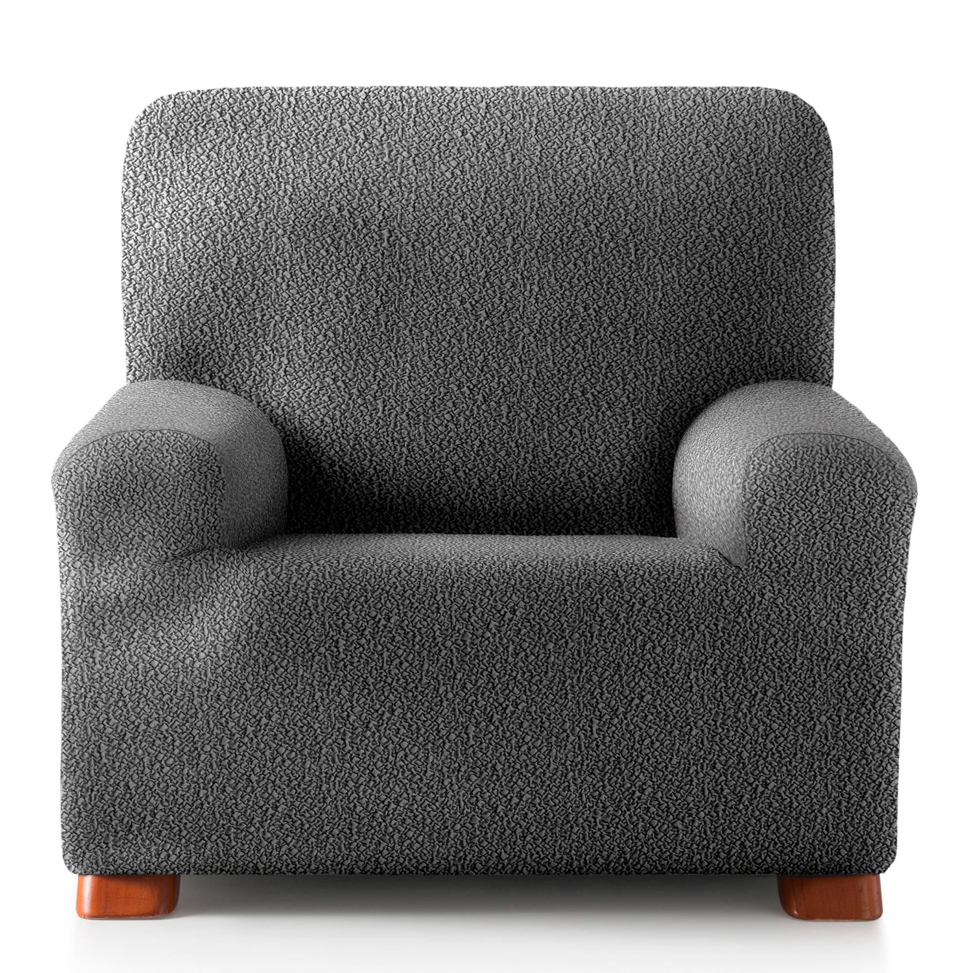 Copripoltrona Elasticizzato Millerighe 1 Posto – Made In Italy, Blu, Lavabile, No Stiro (da 85 A 115 Cm) - 4