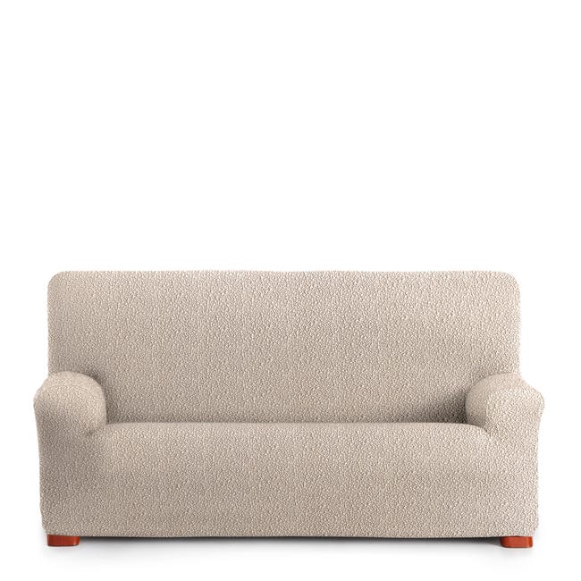 Funda de sofá 2 plazas elástica crudo 140 - 200 cm | Leroy Merlin