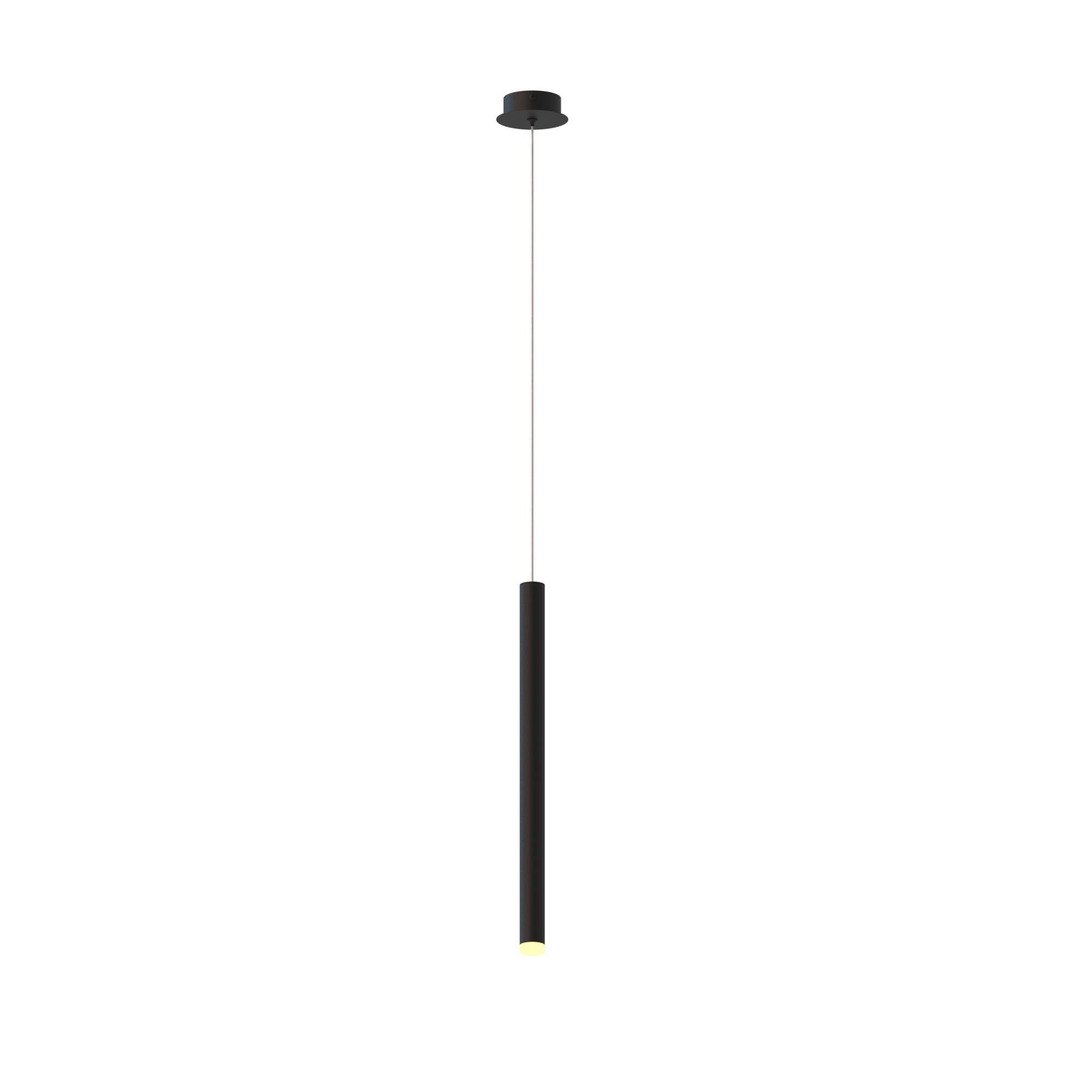 Lámpara colgante led mantra cala negro 1 luz 6w 3000k