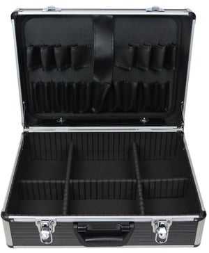 Mallette en aluminium 32 cm boîte à outils box alu valise rangement dv
