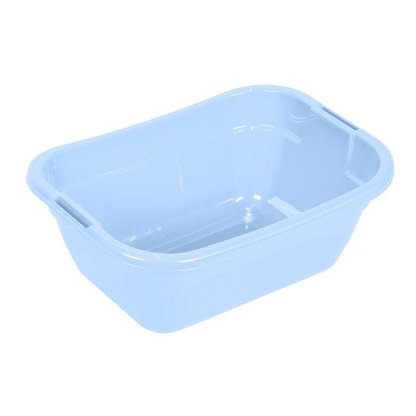 Petite bassine à linge en plastique 23 litres - Gris