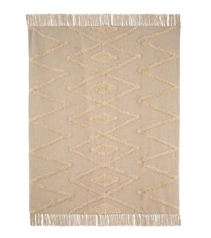 Hamid - Alfombra de Yute Extra Grande ALHAMBRA BLANCO 300x400