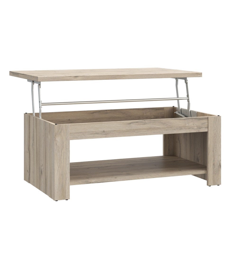 Mesa auxiliar con ruedas madera roble Sonoma 50x35x55,5 cm - referencia  Mqm-825808