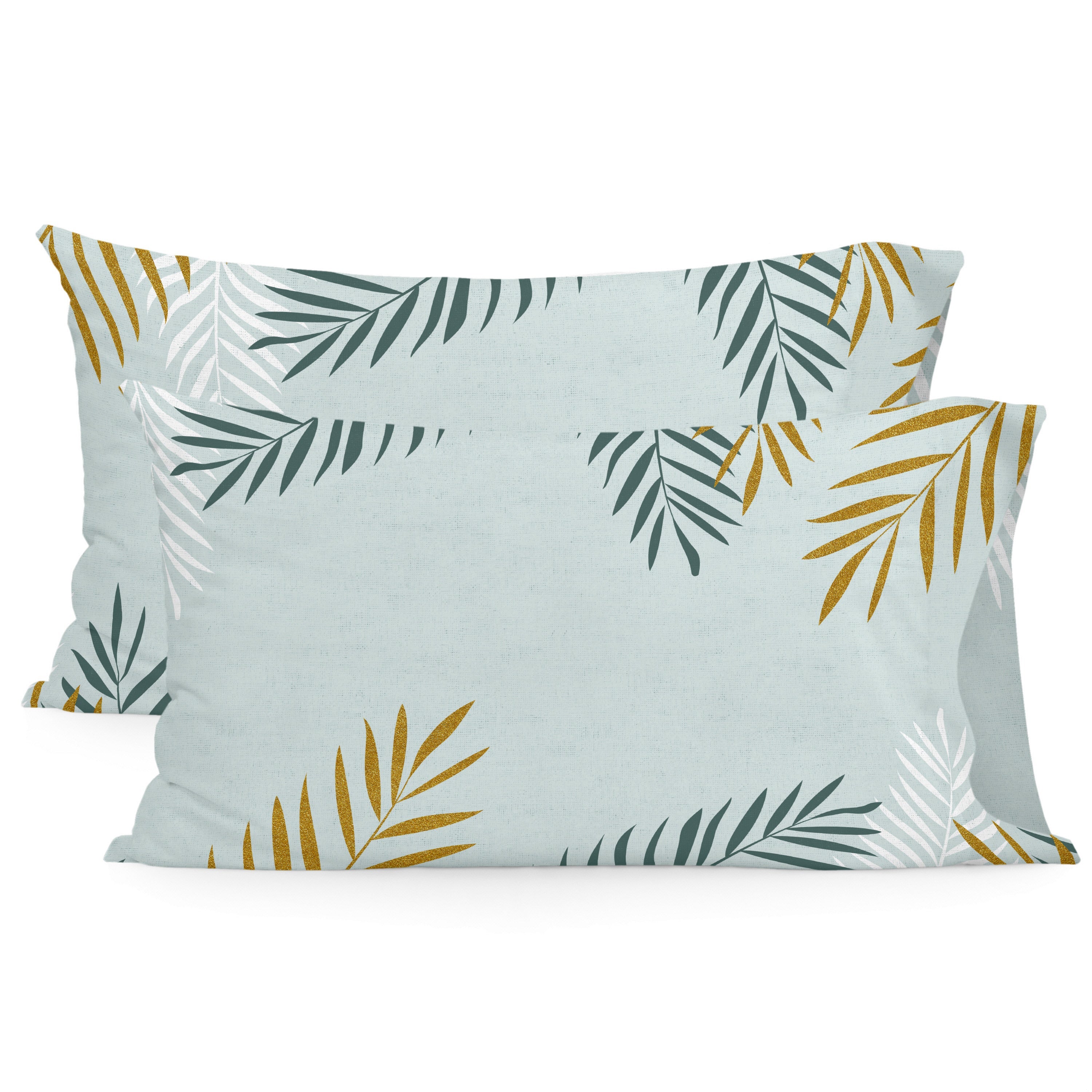 Foliage mint Funda de almohada 60x60 cm