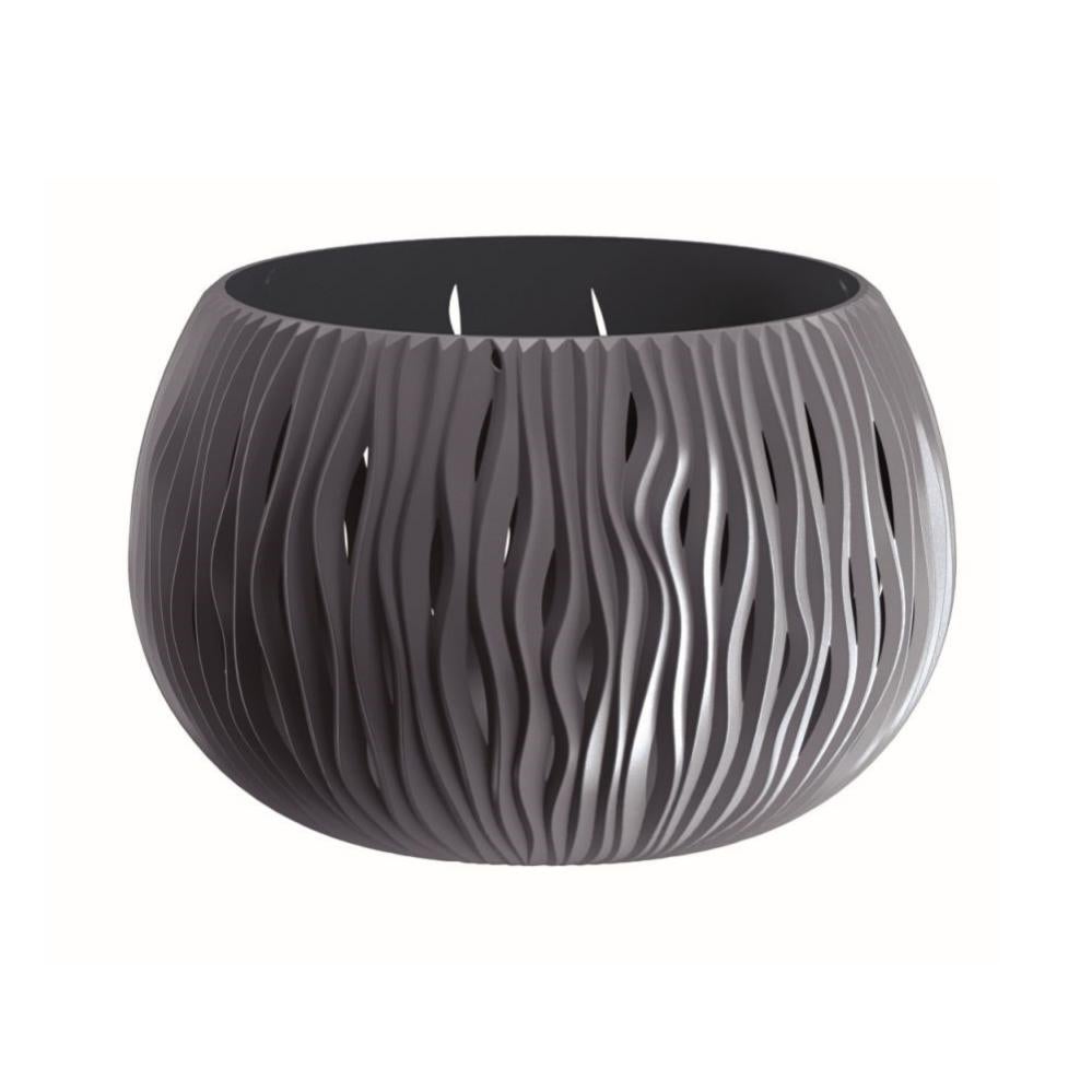 Vaso ProsperPlast Nitly Con Deposito D'Acqua Splofy Bowl – Plastica Viola – 47,8x30cm