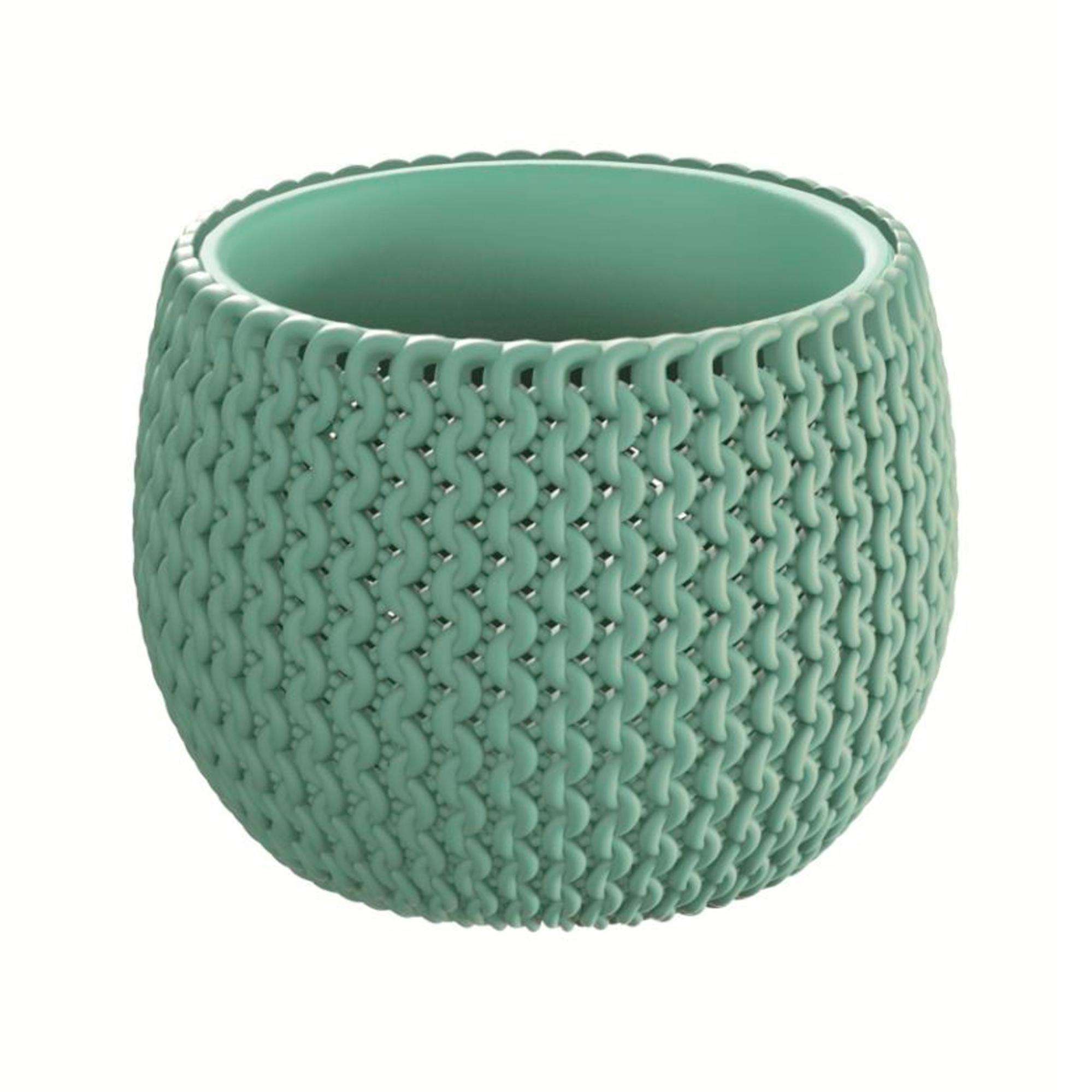 Vaso Splofy PROSPERPLAST in plastica colore bianco H 19 cm, 29 cm