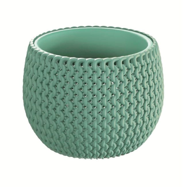 Vaso Splofy PROSPERPLAST in plastica colore bianco H 19 cm, 29 cm Vaso Splofy PROSPERPLAST in plastica colore bianco H 19 cm, 29 cm