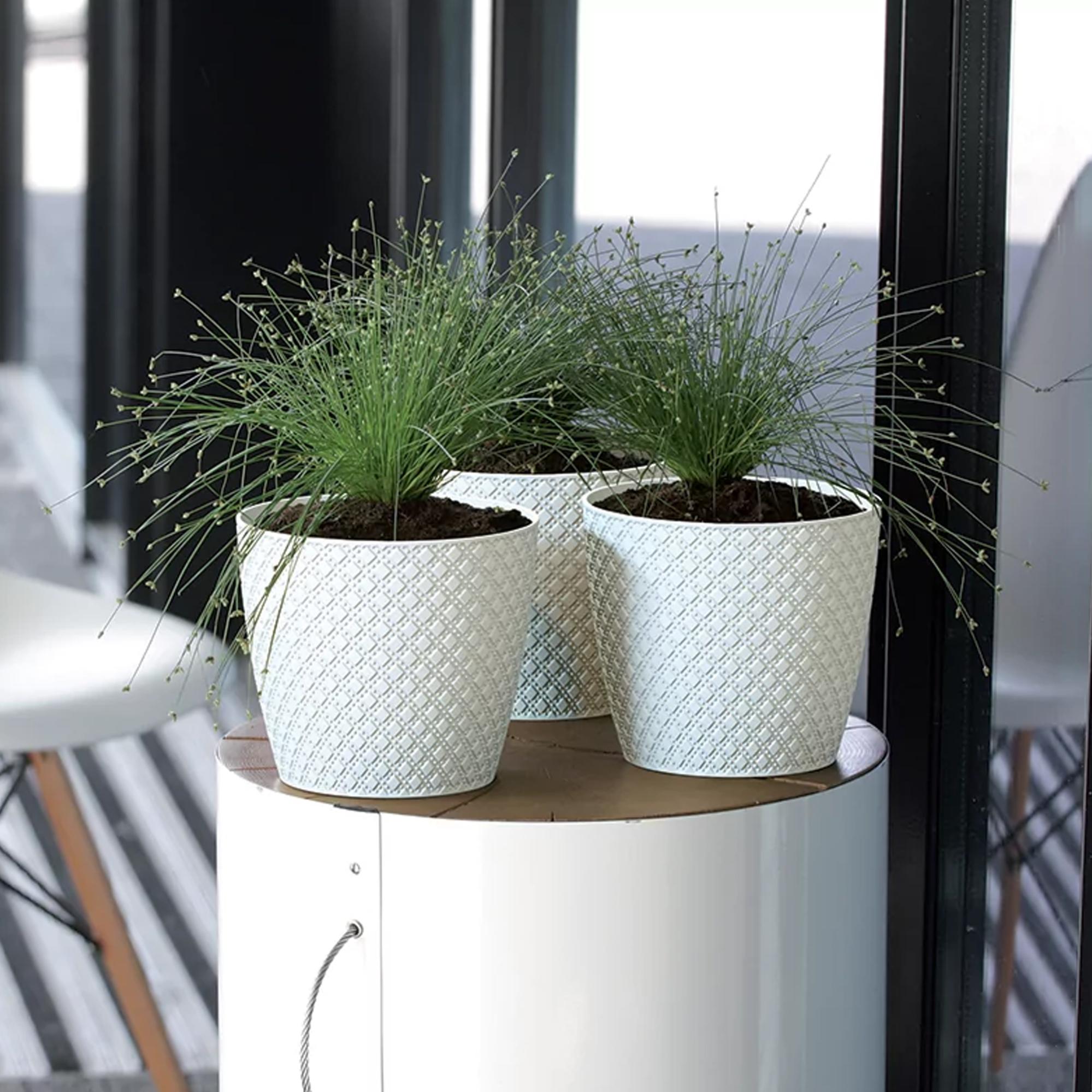 Vaso da fiori 1L Orient 128x128x112 mm, Grigio - 4