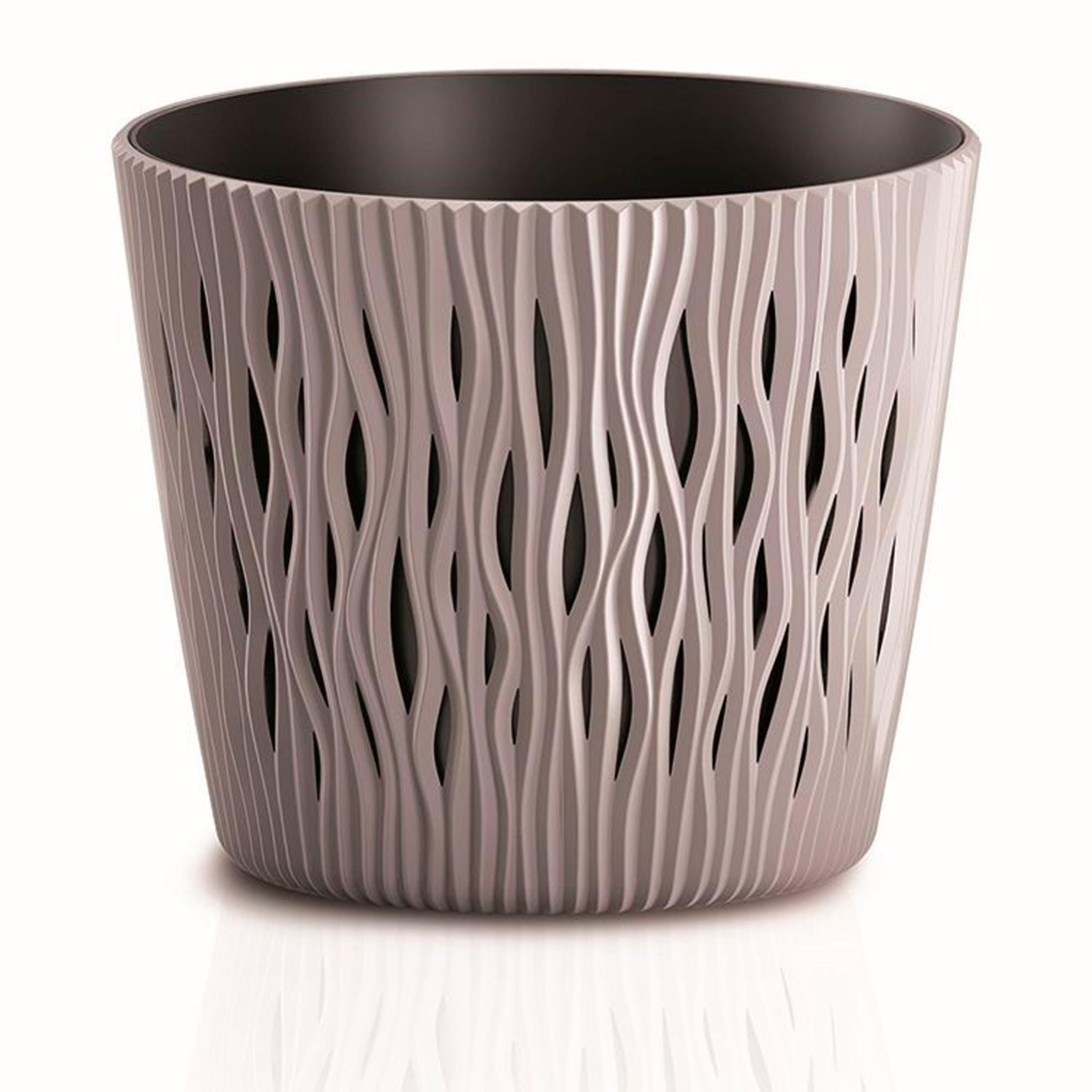 2x Flowerpot rotondo 8L Prosperplast Plastica Splovy in colore 2x Flowerpot rotondo 8L Prosperplast Plastica Splovy in colore
