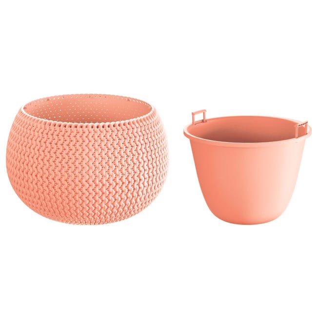 Vaso Di Fiori Tonda Con Vasca Splofy Bowl In Plastica Colore Pesca 23 9 Lunghezza X 23 9 Larghezza X 16 1 Altezza Cm 86336100 Vaso Di Fiori Tonda Con Vasca Splofy Bowl In Plastica Colore Pesca 23 9 Lunghezza X 23 9 Larghezza X 16 1 Altezza Cm 86336100
